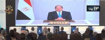 الرئيس السيسي: المجتمع الدولي يشهد عجزًا في مواجهة الأزمات الإنسانية الكبرى