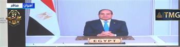 الرئس السيسي: إفريقيا باتت في قلب ما يشهده النظام العالمي من اختبارات عسيرة