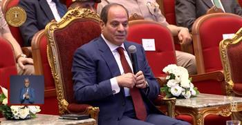 الرئيس السيسي للمصريين: «متفائل جدًا بحالنا دلوقتي»