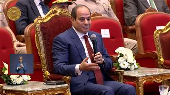 الرئيس السيسي: "مش بس حرب سلاح.. دي حرب وعي واقتصاد وصبر وإرادة"