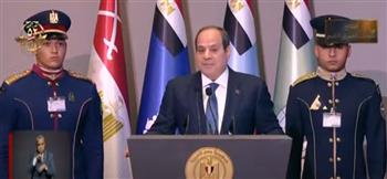 الرئيس السيسي: نصر أكتوبر أسعد العالم أجمع