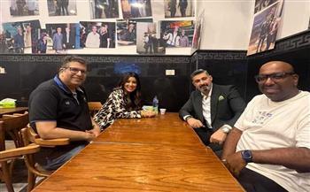 ياسر جلال يصور مسلسله الجديد "كلهم بيحبوا مودي" فى السيدة زينب