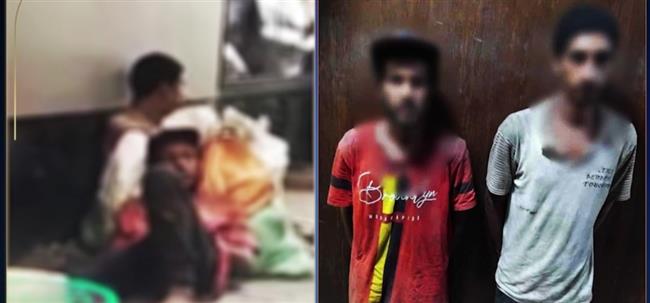سقوط شخصين ظهرا في حالة عدم اتزان نتيجة تعاطي المخدرات في بولاق الدكرور