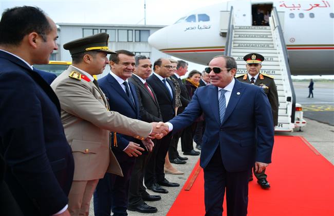 الرئيس السيسي يصل بروكسل للمشاركة في أعمال القمة المصرية الأوروبية الأولى