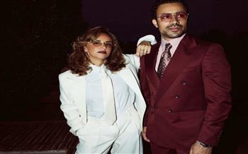 أناقة أحمد داوود وعلا رشدي بأسلوب موحد