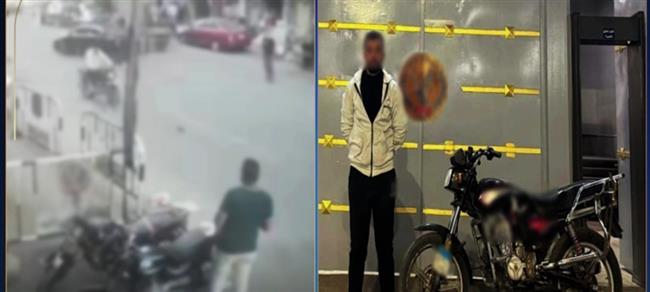 الداخلية تضبط قائد دراجة نارية صدم شخصين وفر هاربًا بالمنيا