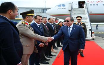 الرئيس السيسي يصل بروكسل للمشاركة في أعمال القمة المصرية الأوروبية الأولى