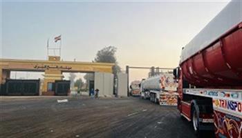 الهلال الأحمر المصري: 6 آلاف طن مساعدات إنسانية تدخل إلى غزة بقافلة «زاد العزة» الـ57