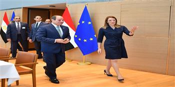 رئيسة البرلمان الأوروبي تشيد بدور الرئيس السيسي في التوصل لاتفاق وقف الحرب في غزة
