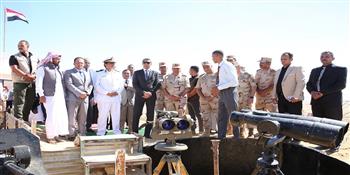 الجيش الثالث الميداني يفتتح مزار النقطة الحصينة بعيون موسى بعد انتهاء أعمال تطويره
