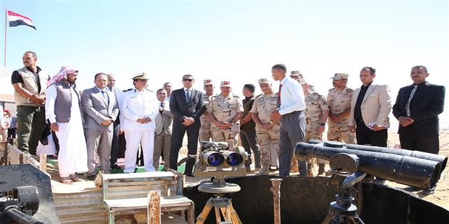 الجيش الثالث الميداني يفتتح مزار النقطة الحصينة بعيون موسى بعد انتهاء أعمال تطويره