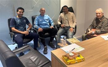 الجهاز الفني لمنتخب مصر المشارك في كأس العرب يزور بيراميدز  