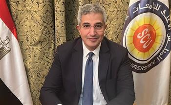 رئيس الأكاديمية العربية للعلوم والتكنولوجيا يلتقي مع أمين عام المجلس الأعلى للجامعات