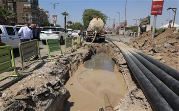 محافظ الجيزة: الانتهاء من أعمال الحفر النفقي لكابلات تغذية محطات مياه جزيرة الذهب