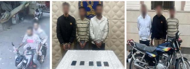 ضبط شخصين يستقلان دراجة نارية لمحاولة سرقة هاتف محمول من مواطن بالقاهرة