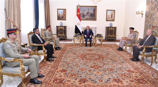 الرئيس السيسي يستقبل رئيس أركان القوات البرية الباكستانية لبحث سبل تعزيز الأمن والسلم الإقليمي