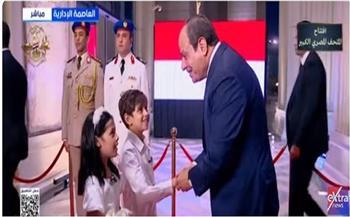 الرئيس السيسي يصل إلى مقر احتفالية "مصر وطن السلام"