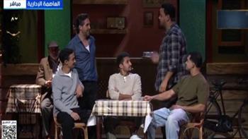 هشام ماجد ومصطفى غريب يتألقان أمام الرئيس السيسي بفقرة فنية عن دور مصر في دعم غزة