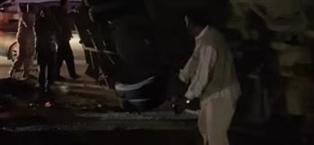 الاستماع لشهود العيان بحادث تصادم طريق السويس الصحراوى