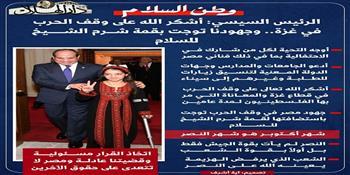 بالإنفوجراف.. رسائل الرئيس السيسي خلال احتفالية "وطن السلام" في العاصمة الإدارية
