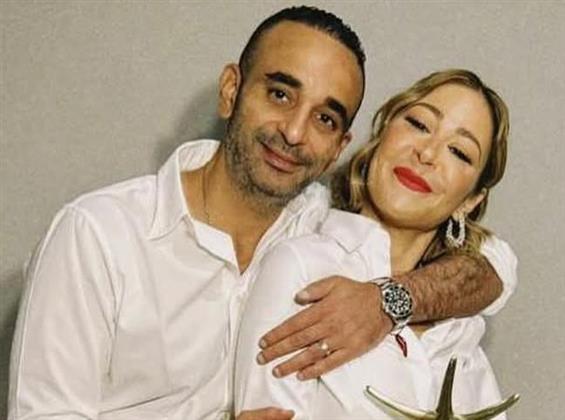 للمرة الأولى ..أحمد الجنايني ينشر صورة له مع منة شلبي