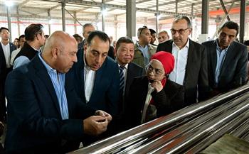 مدبولي يفتتح مصنع "تشينج شان للصناعة" لإنتاج المواسير الصلب والأثاث المعدني باستثمارات 4,5 مليون دولار