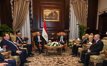  رئيس مجلس الشيوخ يلتقي المستشار حنفي الجبالي