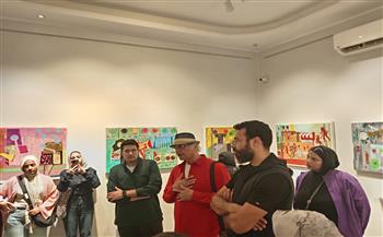 أجيال من الفنانين التشكيليين في افتتاح معرض رضا عبد السلام بجاليري ضي الزمالك