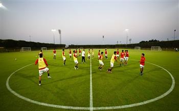 المنتخب الوطني تحت 17 عامًا يختتم استعداداته لمواجهة قطر وديًا