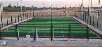 الانتهاء من التسليم الابتدائي لملعب مركز شباب السلام بواحة سيوة في مطروح