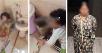 الداخلية تكشف تفاصيل القبض علي  المتهمة بتعذيب أطفالها في الغربية