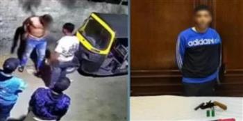 فيديو متداول يقود الأمن لبلطجي تعدى على سائق "توك توك" بالجيزة