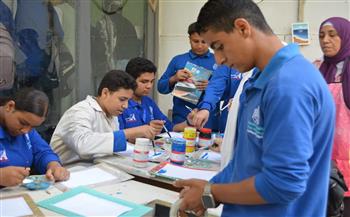 القومي لثقافة الطفل يقدم نادي الأدب وورشة لتعليم فن الكونكريت بحديقة الفنون 