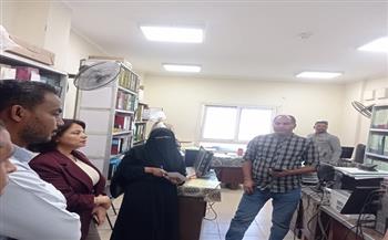 نائب محافظ البحر الأحمر تتابع ملفات التقنين والتصالح وسير العمل الإداري بحي جنوب الغردقة