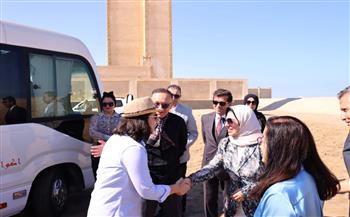 نائب محافظ دمياط تتفقد مشروع التكيف مع تغيرات المناخ