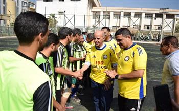 رئيس جامعة بني سويف يفتتح فعاليات مبادرة "100 يوم رياضة"