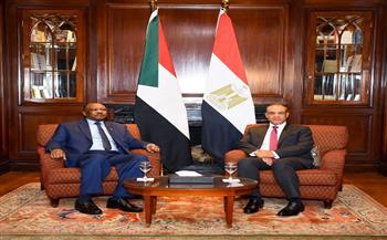 وزير الخارجية يستقبل نظيره السوداني ويؤكد دعم مصر الكامل للشعب السوداني الشقيق