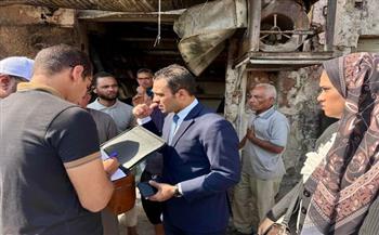 غير مرخص.. النيابة الإدارية تعاين موقع حادث اندلاع حريق بأحد المخابز بأسوان