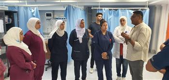 مرور وكيل وزارة الصحة بالبحر الأحمر علي مستشفى حميات الغردقة 