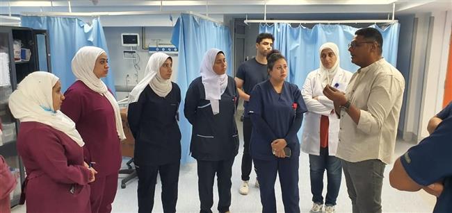 مرور وكيل وزارة الصحة بالبحر الأحمر علي مستشفى حميات الغردقة 