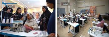 الداخلية تفتتح مراكز لتدريب المرأة علي أعمال الخياطة بالمناطق الحضارية
