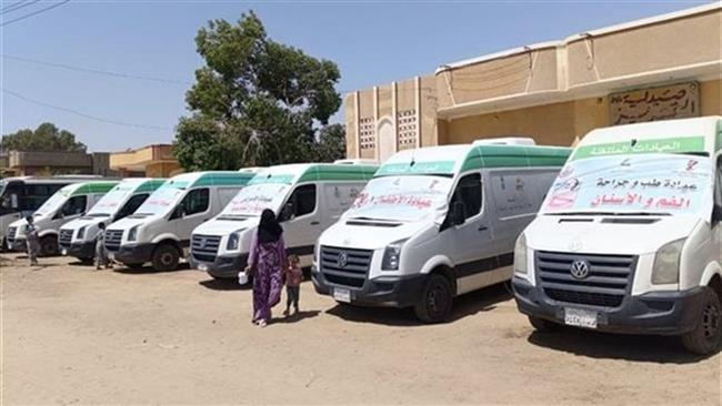 صحة المنيا: علاج 1206 مواطنين وصرف الأدوية مجانا في قافلة طبية بإحدى القرى