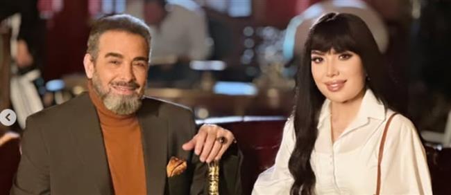 أول صورة  لـ عبير صبري وأحمد عبد العزيز في كواليس «البخت»