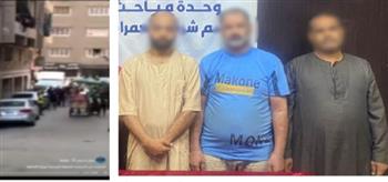  ضبط المتهمين بممارسة أعمال البلطجة والتعدي بالسب على سيدة بالجيزة