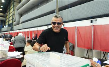 انتخابات الأهلي.. خالد مرتجي يدلي بصوته في الجزيرة