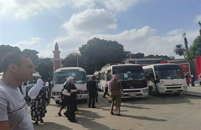 انتخابات الأهلي.. أتوبيسات الأعضاء تصل الجزيرة من فروع النادي