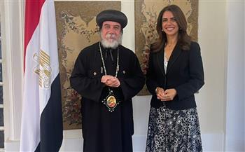 سفيرة مصر في فاليتا تعرب عن تقديرها لدور الكنيسة القبطية الأرثوذكسية في مالطا