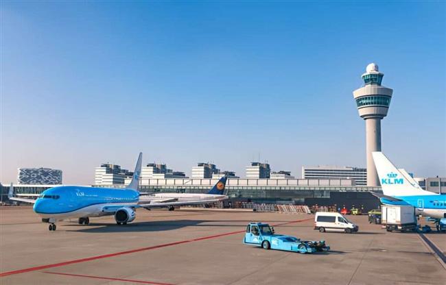 إلغاء نحو 100 رحلة جوية في مطار أمستردام بسبب الرياح