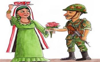 معرض للكاريكاتير يحتفي بانتصارات أكتوبر في مركز الهناجر للفنون