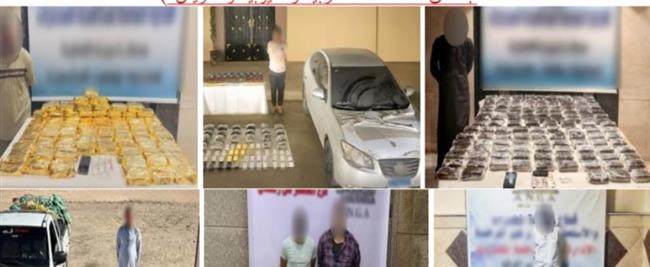 مصرع 4 عناصر إجرامية وضبط مخدرات بـ195 مليون جنيه في 3 محافظات